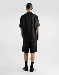 DG logo jacquard hawaii shirt