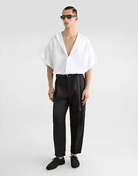 Linen shirt with full sleeves