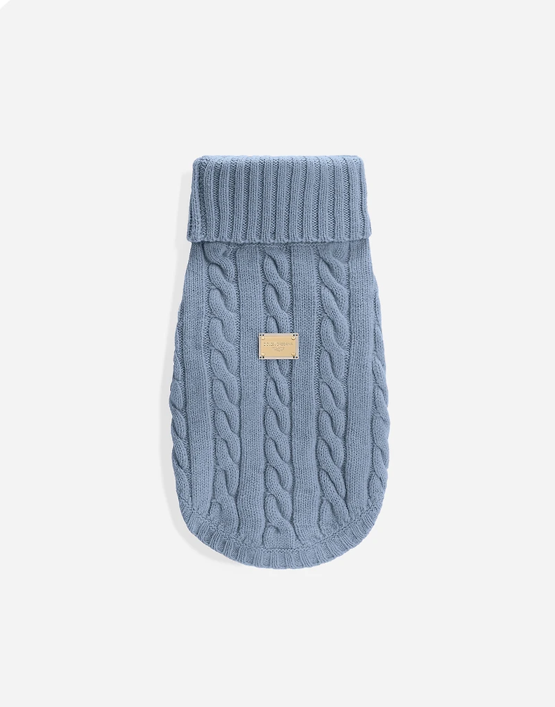 Wool dog sweater