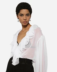 Drop earrings with crosses