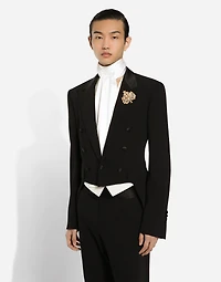 Single-breasted tuxedo suit