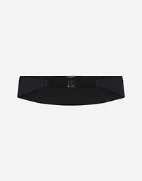 Silk satin cummerbund