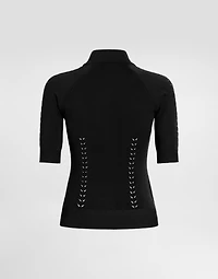 Viscose polo-shirt