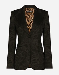 Floral jacquard Turlington blazer