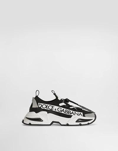 Knit Airmaster sneakers with Dolce&Gabbana logo
