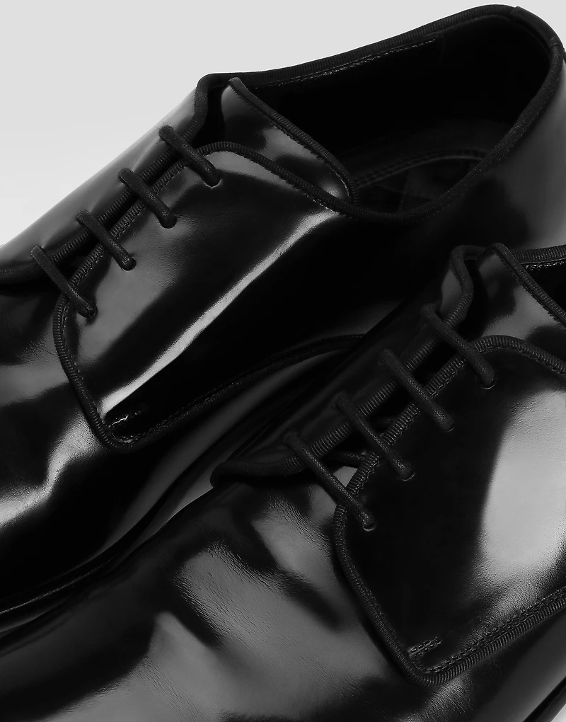 Brushed calfskin Derby shoes