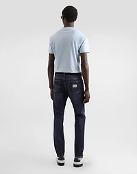 Slim-fit stretch cotton jeans