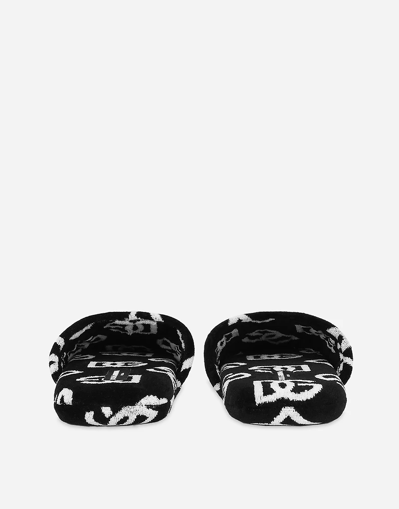 Jacquard Cotton Terry Slippers