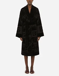 Bath Robe Terry Cotton Jacquard