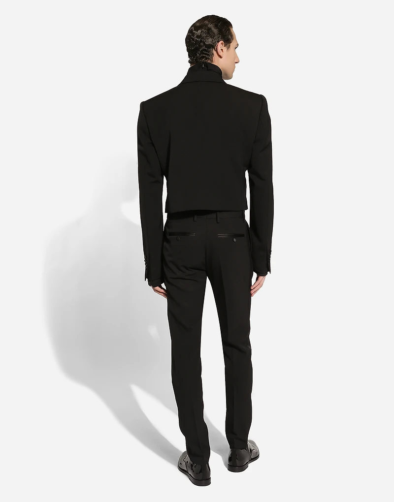 Double-breasted wool Spencer jacket