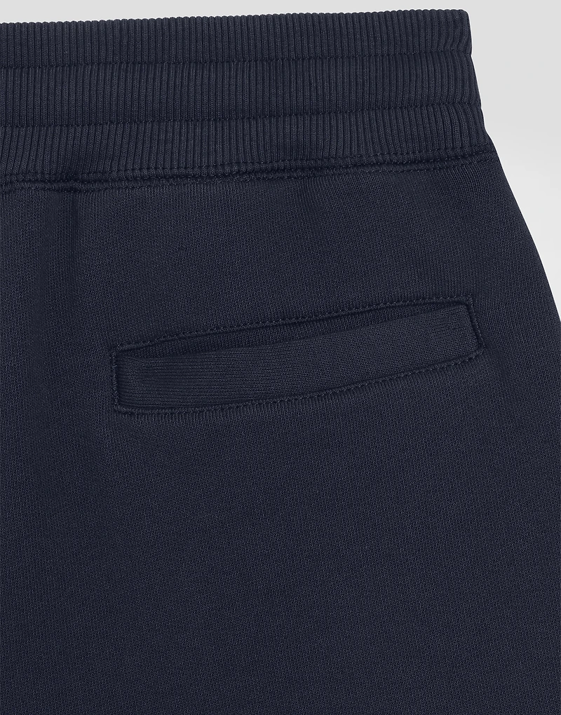 Fleece shorts with Dolce&Gabbana logo and flag