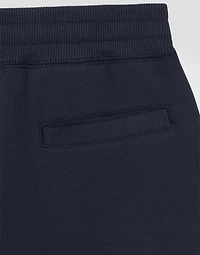 Fleece shorts with Dolce&Gabbana logo and flag