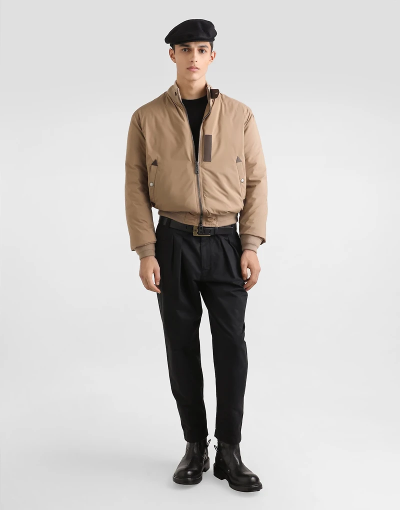 Padded satin jacket