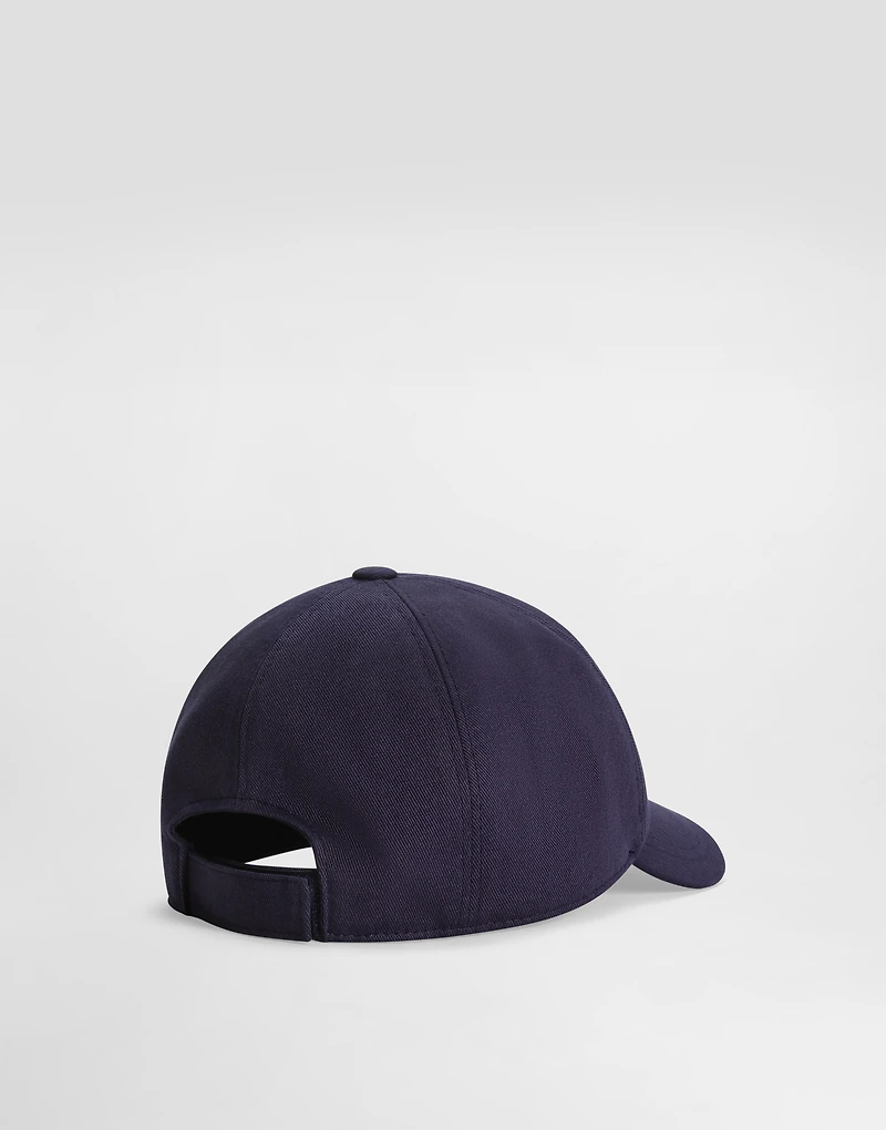 Gabardine baseball cap with Dolce&Gabbana logo