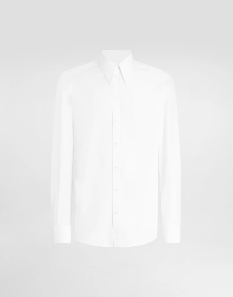 Gold poplin shirt