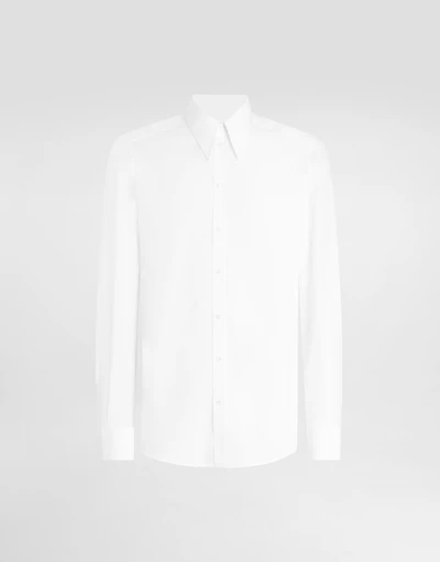 Gold poplin shirt
