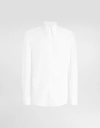 Gold poplin shirt
