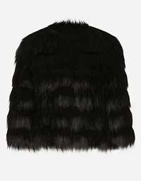 Faux fur jacket