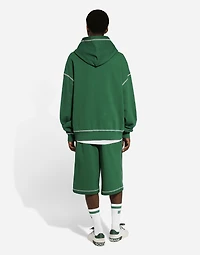 Jogging shorts with embroidered logo