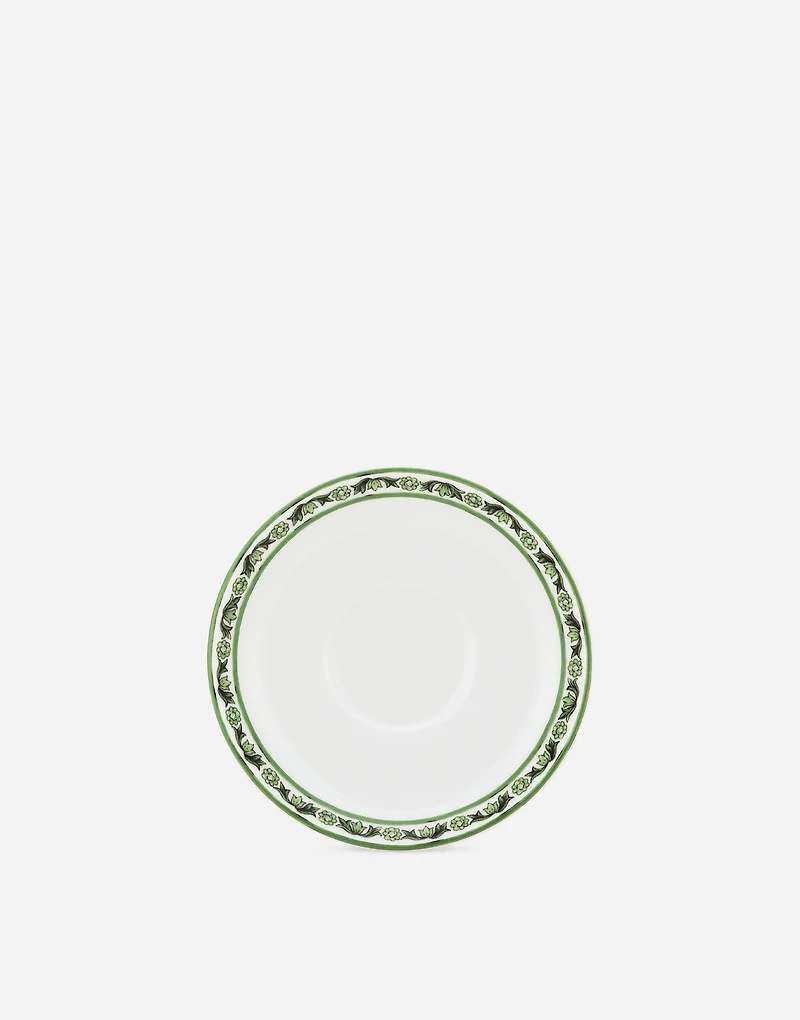 Set 2 Porcelain Teacups with Saucers