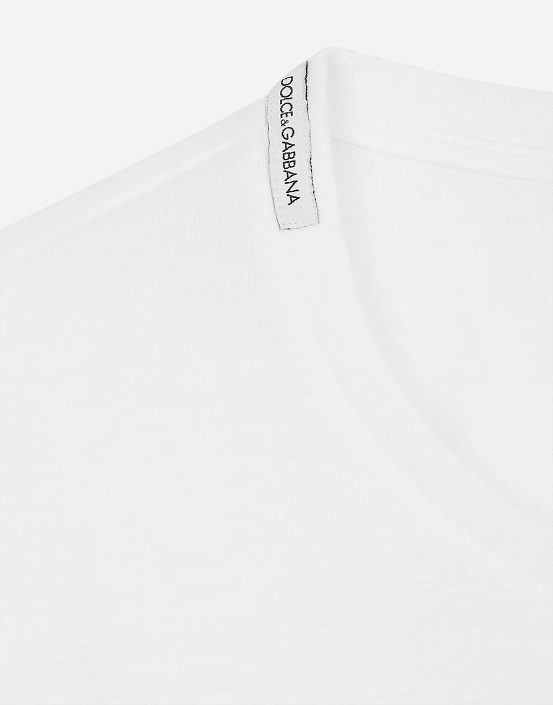 Short-sleeved jersey t-shirt