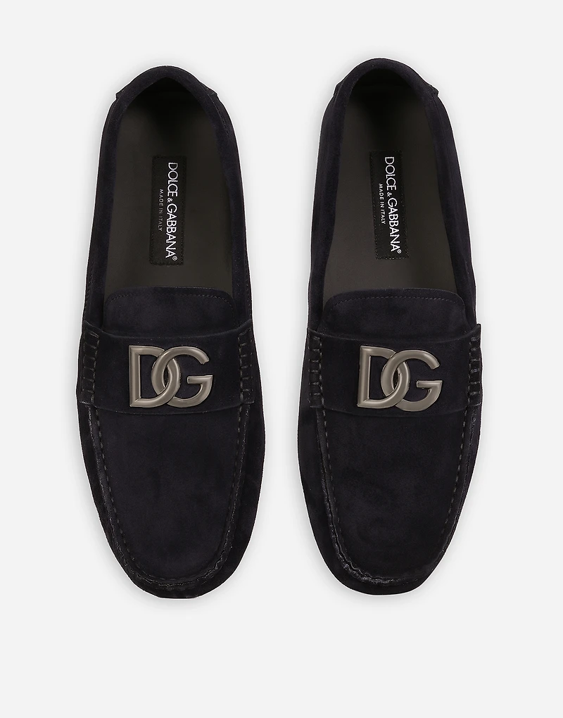 Suede driver shoes