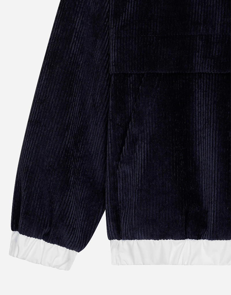 Velvet hoodie with DG laurel logo