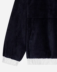 Velvet hoodie with DG laurel logo