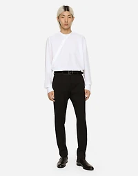 Stretch wool pants