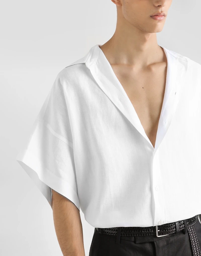 Linen shirt with full sleeves