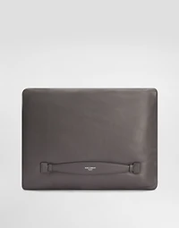 Calfskin nappa leather pouch