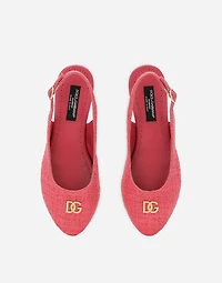 Lace slingbacks
