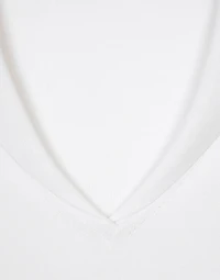 Viscose sweater with sailor collar