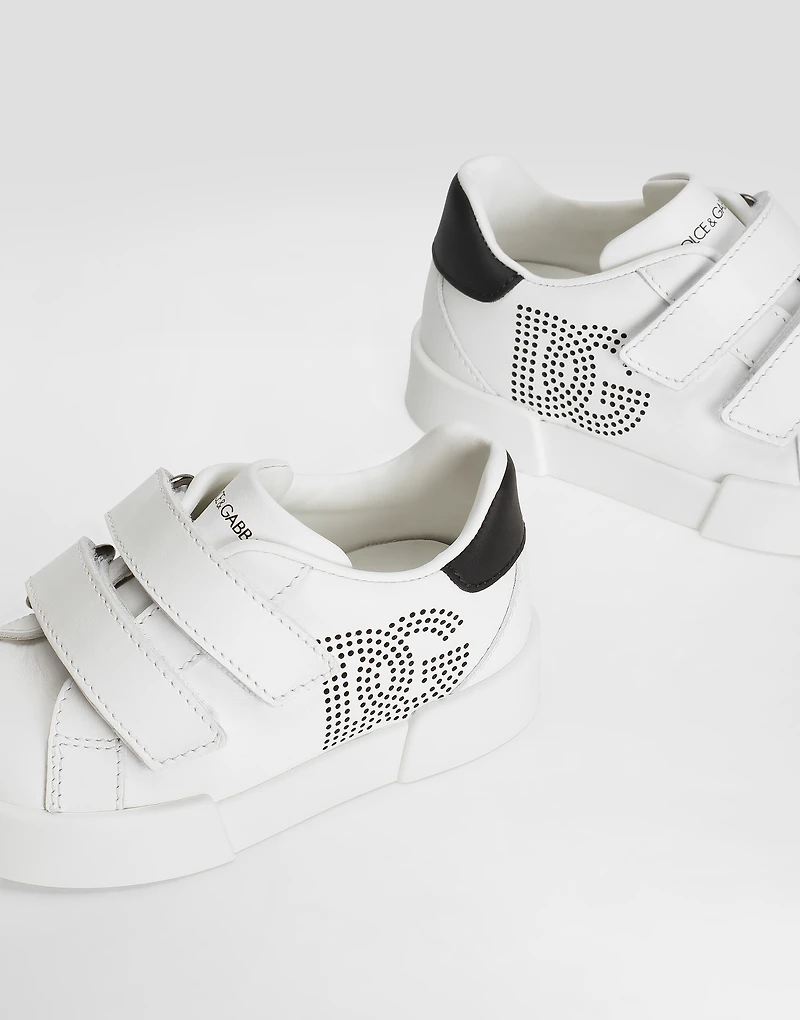 Nappa calfskin sneakers