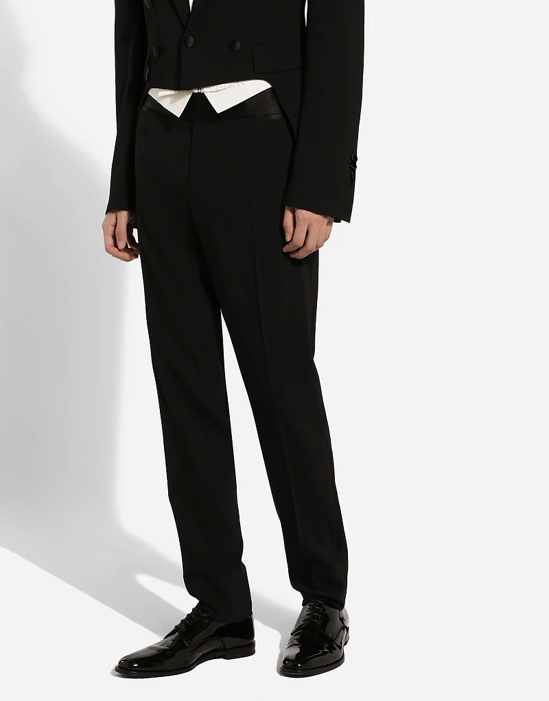 Single-breasted tuxedo suit