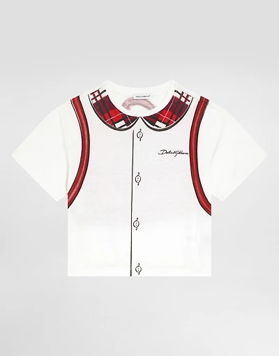 Jerseyt-shirt with backpack print