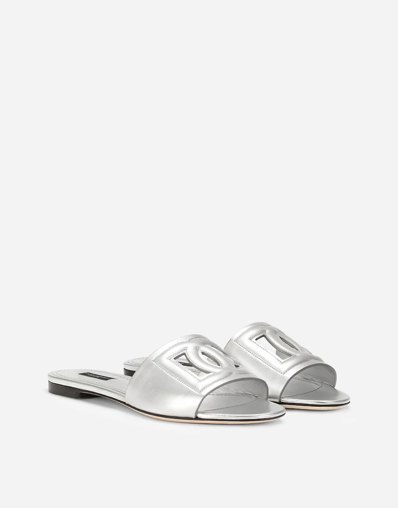 Nappa mordore slides with DG Millennials logo