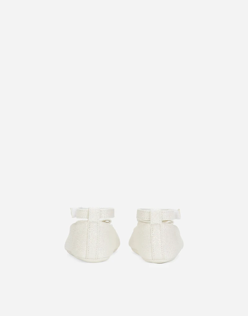 Glittery ballet flats