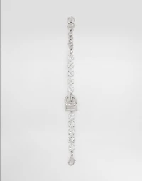 Bracelet with rhinestones and DG logo