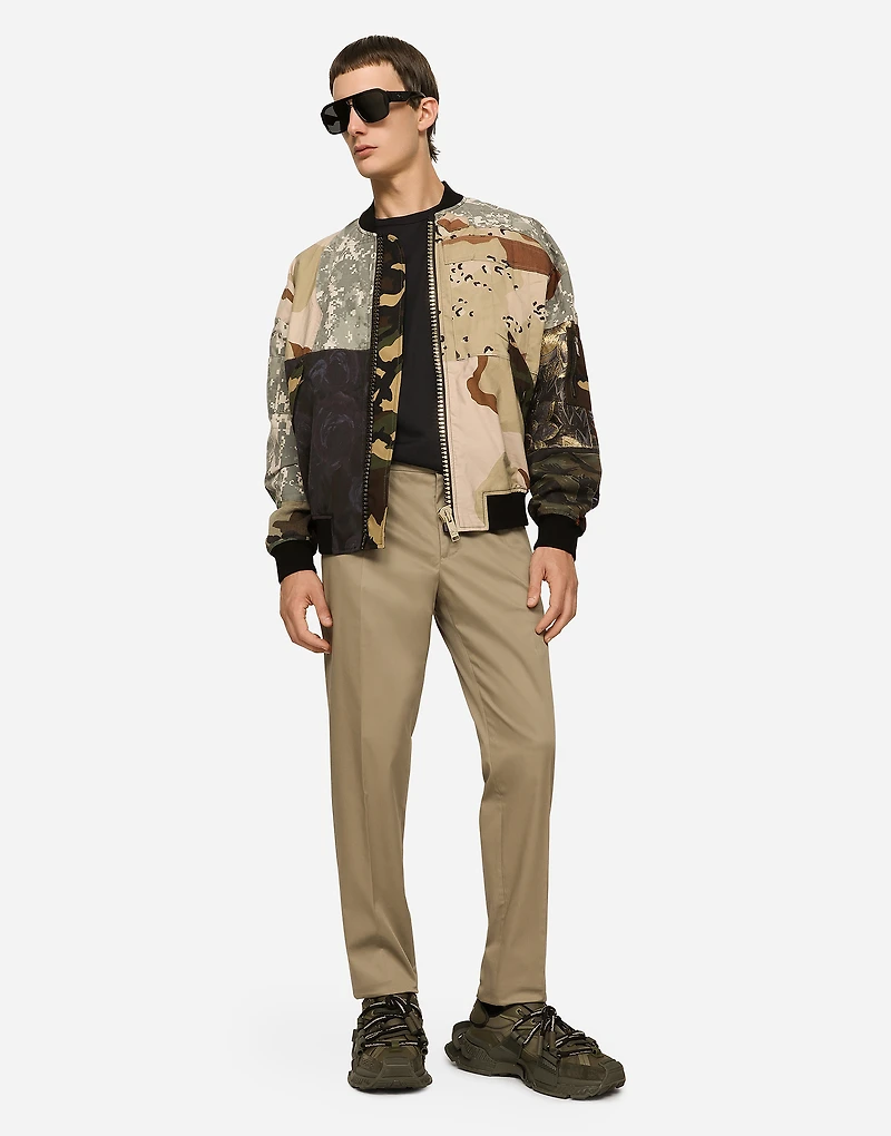 Wool and silk pants
