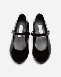 Patent leather mary jane ballet flats