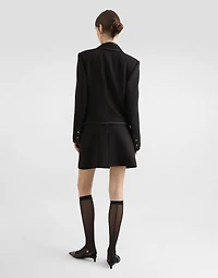 Chiffon pussy-bow shirt