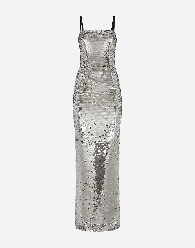 Long sequined dress