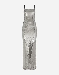 Long sequined dress