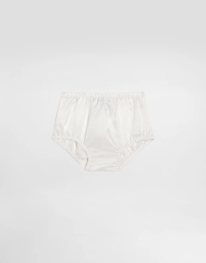 Smooth velvet dress with culotte