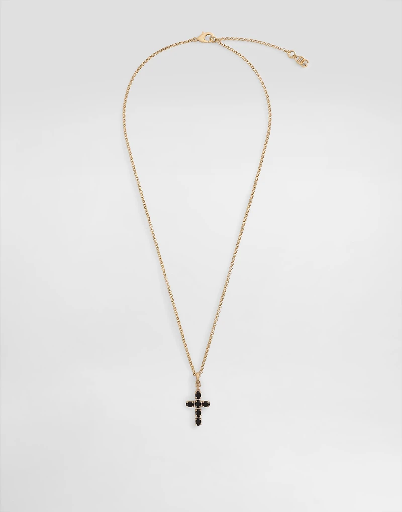 Fine chain necklace with cross