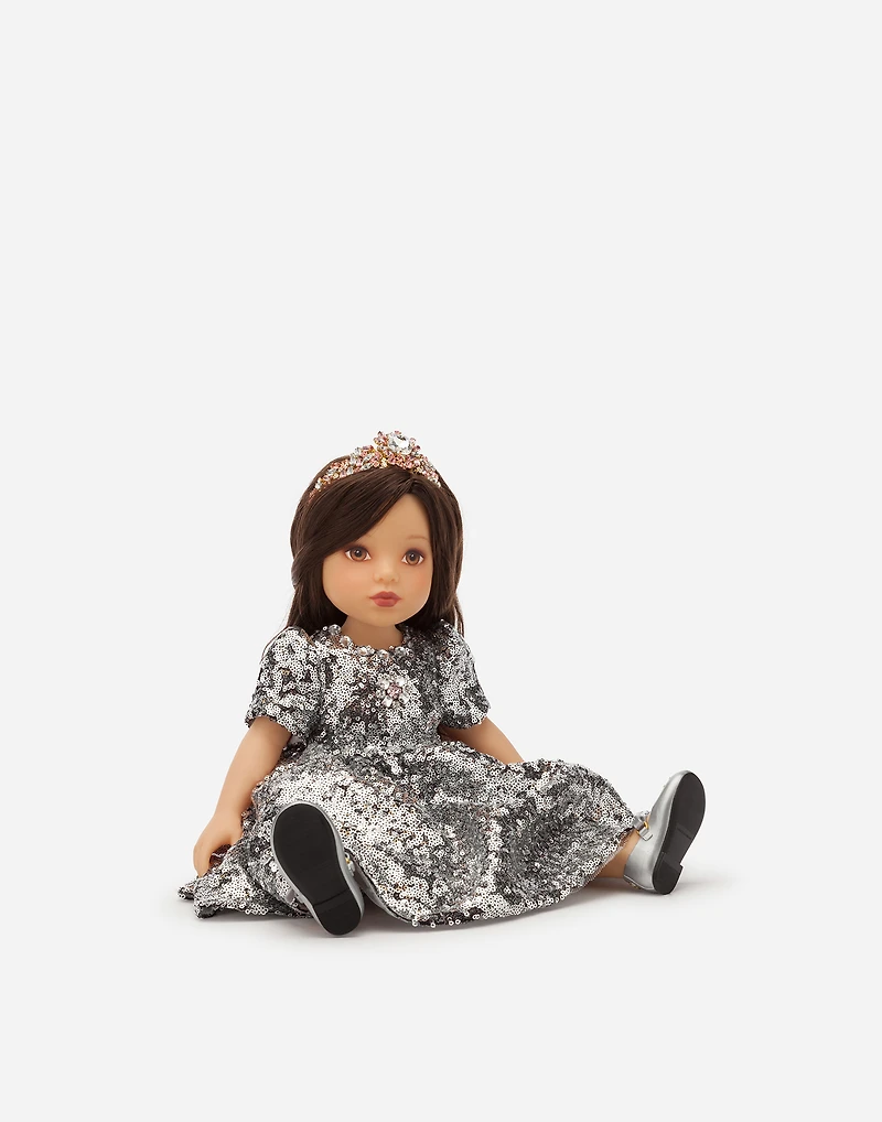 Doll with sequined dress