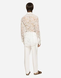 Lace Martini-fit shirt