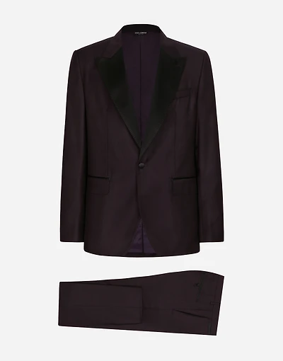 Single-breasted tuxedo suit