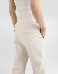 Tailored cotton pants